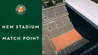 New Stadium  Match Point  RolandGarros 2021 [upl. by Bleier]