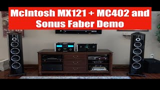 Sonus Faber Venere S and McIntosh MX121 MX402 Demo [upl. by Laurita]