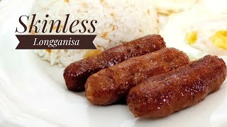 Super Easy Skinless Longganisa  Filipino Sausage [upl. by Nivanod95]