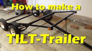 Making a DIY TILTTrailer Part 1 [upl. by Otrebcire]