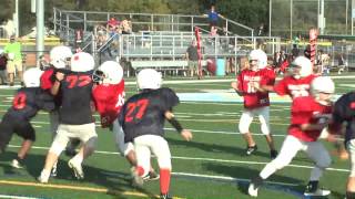 PEE WEE FOOTBALL MB REC LEAGUE Falcons 21 Bears 0 Isiah Grandison 2 TDs [upl. by Gen307]