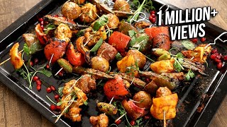 Tandoori Vegetables  Indian Starter Recipe  The Bombay Chef – Varun Inamdar [upl. by Rebmetpes]