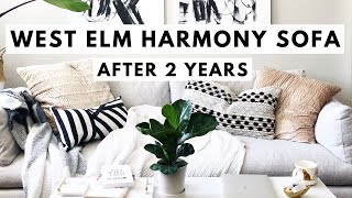 Review Of The West Elm Harmony Sofa After 2 Years [upl. by Calandria]