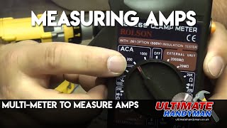 Multimeter to measure amps [upl. by Lambertson]