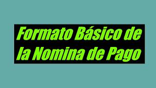 CÁLCULOS DE LA NOMINA DE PAGO BÁSICA EN NICARAGUA [upl. by Eittod]