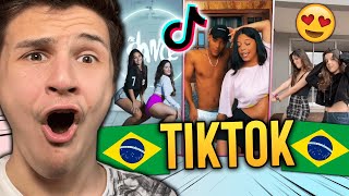 Best Dances of BRAZILIAN TIKTOK 😍🍑  Best Trends 🇬🇧UK Reaction [upl. by Adnavoj157]