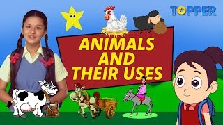 Exploring the Uses of Animals  Endangered Animals  Class 1 to 5 [upl. by Arundell]