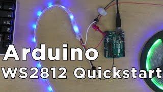 How to use WS2812B RGB LEDs with Arduino [upl. by Ylac]