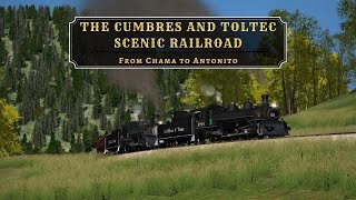 Trainz A New Era  Cumbres and Toltec from Chama to Antonito [upl. by Aramois]