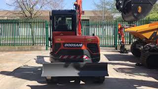 DOOSAN DX633 Mini Excavator EMS [upl. by Nedroj793]