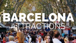 10 Top Tourist Attractions in Barcelona  Travel Video [upl. by Alberto]