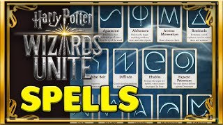 HOW TO PRONOUNCE ALL THE SPELLS 🧙‍♂️📱🔥 IN HARRY POTTER WIZARDS UNITE [upl. by Ellimaj]