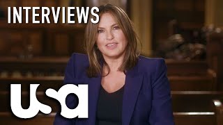 Law amp Order SVU  Mariska Hargitay Interviews  Behind The Scenes  on USA Network [upl. by Ahsielat]