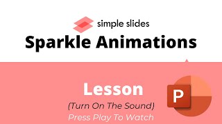 How To Add A Sparkle Animation To Powerpoint [upl. by Nnahoj199]