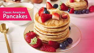 Clatite americane  Reteta originala  American pancakes [upl. by Linet]