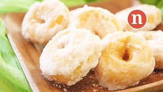 Sweet Potato Donuts  Kuih Keria  Kuih Gelang  Donut Kampung Nyonya Cooking [upl. by Moseley586]