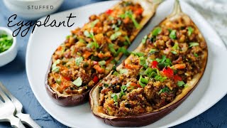 Stuffed Eggplant Recipe [upl. by Gnof]