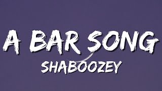 Shaboozey  A Bar Song Lyrics [upl. by Aldercy]