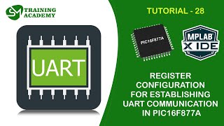 UART Register configuration for PIC16F877A microcontroller [upl. by Guidotti]