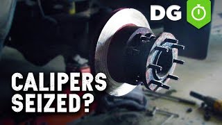 Brake Caliper Keeps Seizing Simple Fix  DO THIS FIRST [upl. by Aleihs]