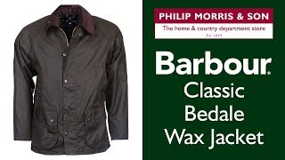 Barbour Classic Bedale Wax Jacket  Key Features [upl. by Jewelle]