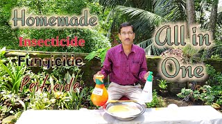 How to make Insecticide Pesticide  Fungicide  Antibiotics Miracle All in one Solution [upl. by Leunam]