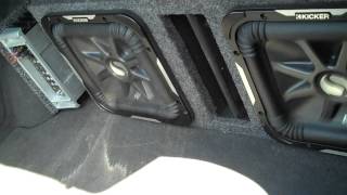 2 Kicker L7 SoloBaric Subs  HUGE XMAX EXTREME BASS [upl. by Lynden]