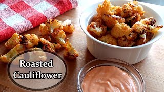 Air Fryer Roasted Cauliflower  Keto Friendly [upl. by Nonek]