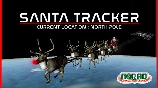 LIVE NORAD Santa Tracker 2022 [upl. by Esilegna109]