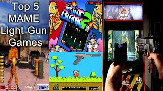 My Top 5 MAME Arcade Light Gun Shooter Games [upl. by Clarita]