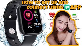 How to Set Up Smart Watch using Mobile App  FIT PRO TUTORIAL  REVIEW [upl. by Gala]