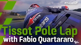 Fabio Quartararos Tissot Pole Lap  2021 ItalianGP [upl. by Rehc]