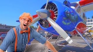 Blippi Learns About Airplanes For Kids  1 Hour of Blippi Educational Videos For Toddlers  Blippi [upl. by Ilyk]