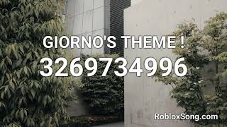 GIORNOS THEME  Roblox ID  Roblox Music Code [upl. by Vonni362]