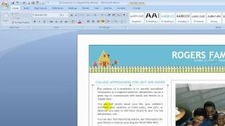 How to Create a Newsletter in Microsoft Word [upl. by Bhatt782]