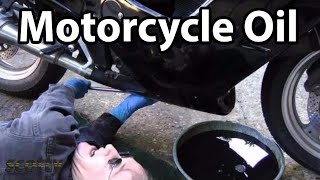 How To Change Engine Oil In Your Motorcycle [upl. by Haimirej]