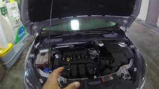 BRAKE FLUID FORD FOCUS  HOW TO ADD WHERE TO ADD [upl. by Pendleton]