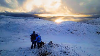 INCREDIBLE Views Across The Isle Of Skye In The Snow  Hiking The Hill Behind Our Cottage  Ep105 [upl. by Mechelle921]