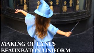 Beauxbaton Uniform Dress Tutorial Upcycled Harry Potter Cosplay [upl. by Aneed]