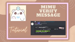 ༊·˚ Mimu verification tutorial  slash  updated [upl. by Hedley181]