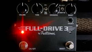 Fulltone Fulldrive 3 reviewdemo [upl. by Calle667]