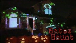 Grim Grinning Ghosts v2  Bates Haunt Projection Mapping Show [upl. by Artema]