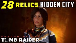 Location of Relics in Hidden City  SHADOW OF THE TOMB RAIDER [upl. by Leahicm]