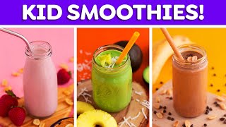 4 Kids Smoothies Recipes  Smoothie Bowls [upl. by Aicala]