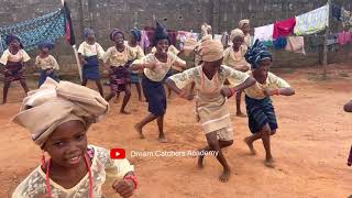 Nigerian Yoruba Cultural Bata Dance Performance by Dream Catchers Academy Girls Happy African Kids [upl. by Cath]