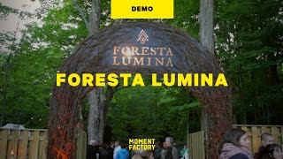 Foresta Lumina  An Enchanted Night Walk From Park to Illuminated Forest [upl. by Barron]