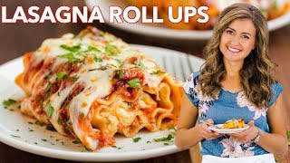 Easy Lasagna Roll Ups With Meat  Make Ahead  Freezer Friendly [upl. by Odawa]