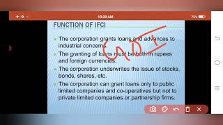 IFCI  INDUSTRIAL FINANCIAL CORPORATION OF INDIA भारतीय औद्योगिक वित्त निगम [upl. by Kcirdderf]