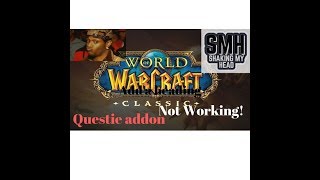 WOW Classic Questie addon not working easyquick fix [upl. by Iramohs]