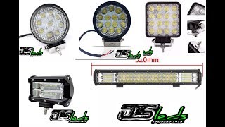 Faróis de milha LED 1224V [upl. by Pharaoh127]